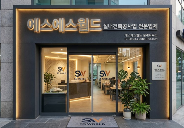 (주)에스에스월드 실내건축공사업 면허